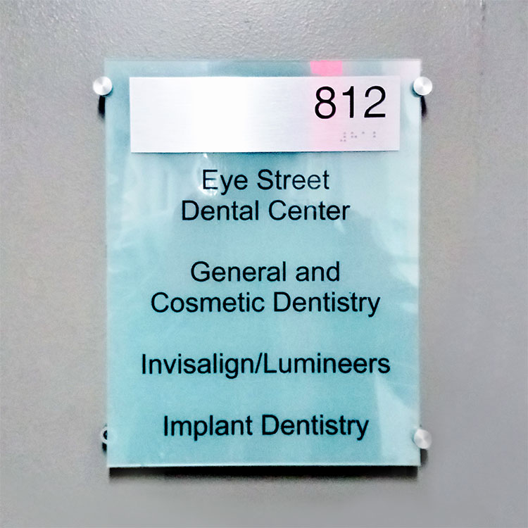 Eye Street Dental Center Door